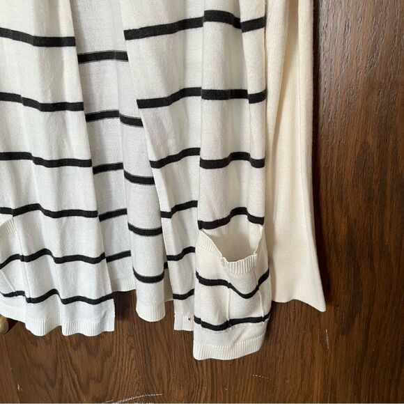 Eddie Bauer Merino Wool Striped Cardigan - Picture 3 of 8